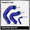 G-PLUS Radiator Hose Set Upper Lower and Bypass Hoses Compatible with John Deere Models Blue