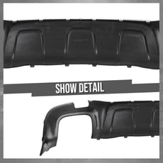G-PLUS Rear Lower Bumper Valance for Benz GLA250 2015-2017 AMG Style Silver Additional Angle