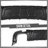 G-PLUS Rear Lower Valance Panel Compatible with Benz GLA250 2015-2017 with AMG 1568852925, MB1195135 Silver