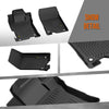 G-PLUS Floor Mats Fit 2008-2012 Honda Accord Sedan 4-Door (Not Fit Coupe 2-Door) TPE All Weather Custom Fit Full Cover Protection Floor Cargo Liners 1st & 2nd Row Black