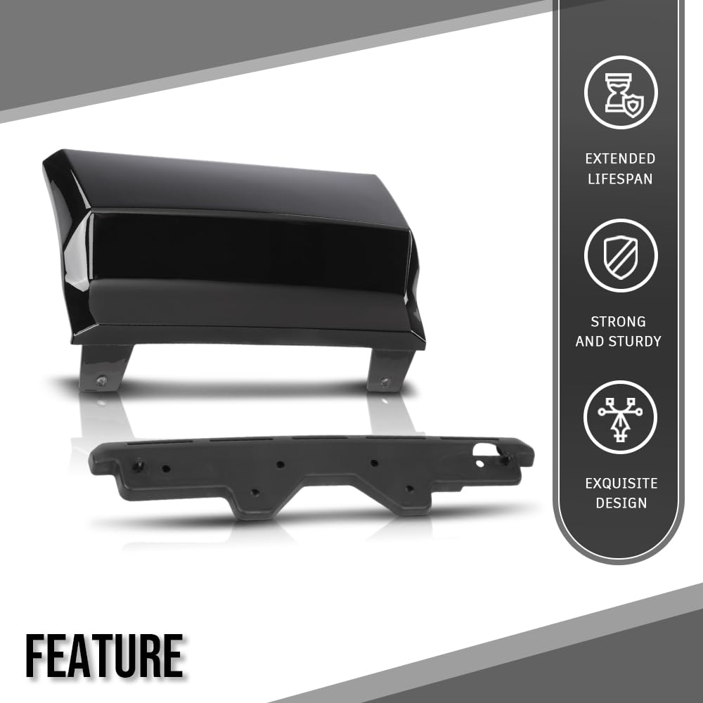 G-PLUS Rear Bumper Trailer Hitch Cover Compatible with Chevy Suburban/Tahoe 2015-2020 84025053, 23139222, 23139230 Black