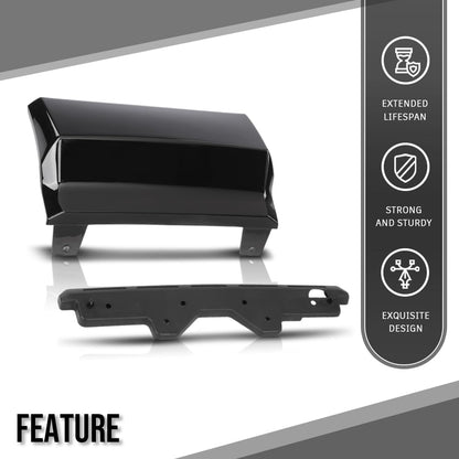 G-PLUS Rear Bumper Trailer Hitch Cover Compatible with Chevy Suburban/Tahoe 2015-2020 84025053, 23139222, 23139230 Black