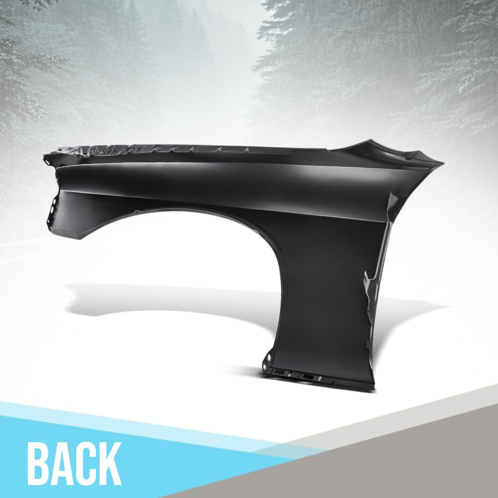 G-PLUS Front Right Passenger Side Fender Compatible with Dodge Challenger 2008-2023(Models without Wide Body Option) 68275470AA, CH1241285 Black