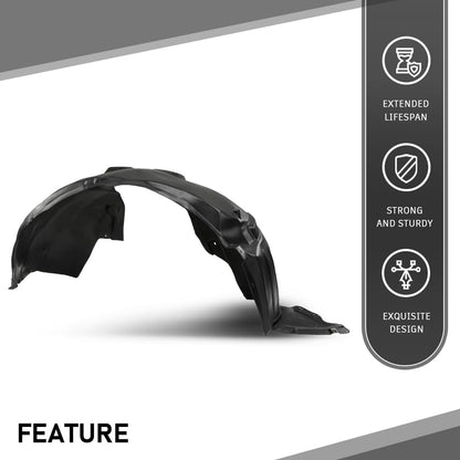 G-PLUS Fender Liner Sedan Front Passenger Side Compatible with Audi A3 Prestige/Technik/Titanium 2015-2020,Fit Audi A3 Quattro 2015-2020 8V5821172G-PFM, AU1249142