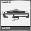 G-PLUS TPE Dash Cover Dashboard Panel Compatible with Chevy Monte Carlo 1981-1988 / El Camino 1981-1987 Fit Chevy Malibu 1981-1983 Black