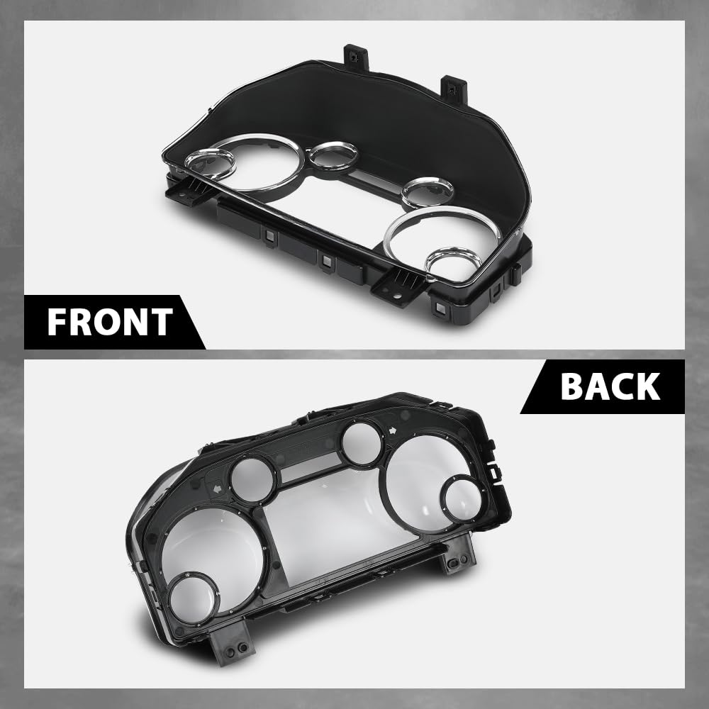 G-PLUS Dashboard Gauge Cluster Speedometer Lens Compatible with Dodge Ram 1500 2500 2013-2018 68205928AA