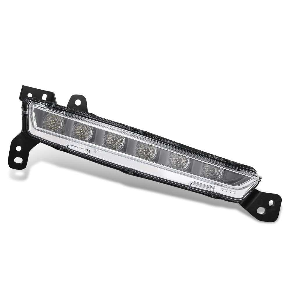 G-PLUS LED Fog Light Driver Daytime Parking Lamp RH Passenger Side Compatible with Lincoln MKZ 2017-2020 FO2521195, HP5Z13200A Black