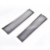 G-PLUS Fender Molding Trim Compatible with 81-88 Oldsmobile Cutlass Supreme/Salon,Front Lower Fender Molding Chrome Housing Pair 25530752 25530753