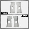 G-PLUS Cab Corner 6x9 Speaker Bracket Compatible with 1955-1959 Chevy GMC Big Window Cab Corner 6x9 Speaker Bracket