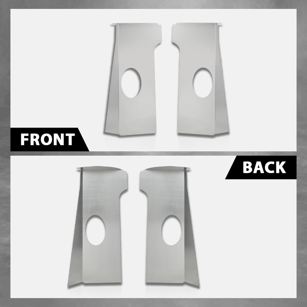 G-PLUS Cab Corner 6x9 Speaker Bracket Compatible with 1955-1959 Chevy GMC Big Window Cab Corner 6x9 Speaker Bracket