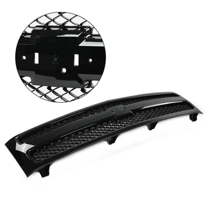 G-PLUS Front Bumper Grille Grill Compatible with Chevy Silverado 1500 Hybrid 2009-2013/Fit Silverado 1500 XFE 2010-2013/Fit Silverado 1500 LS LT LTZ WT 2007-2013 25810707, 19303978