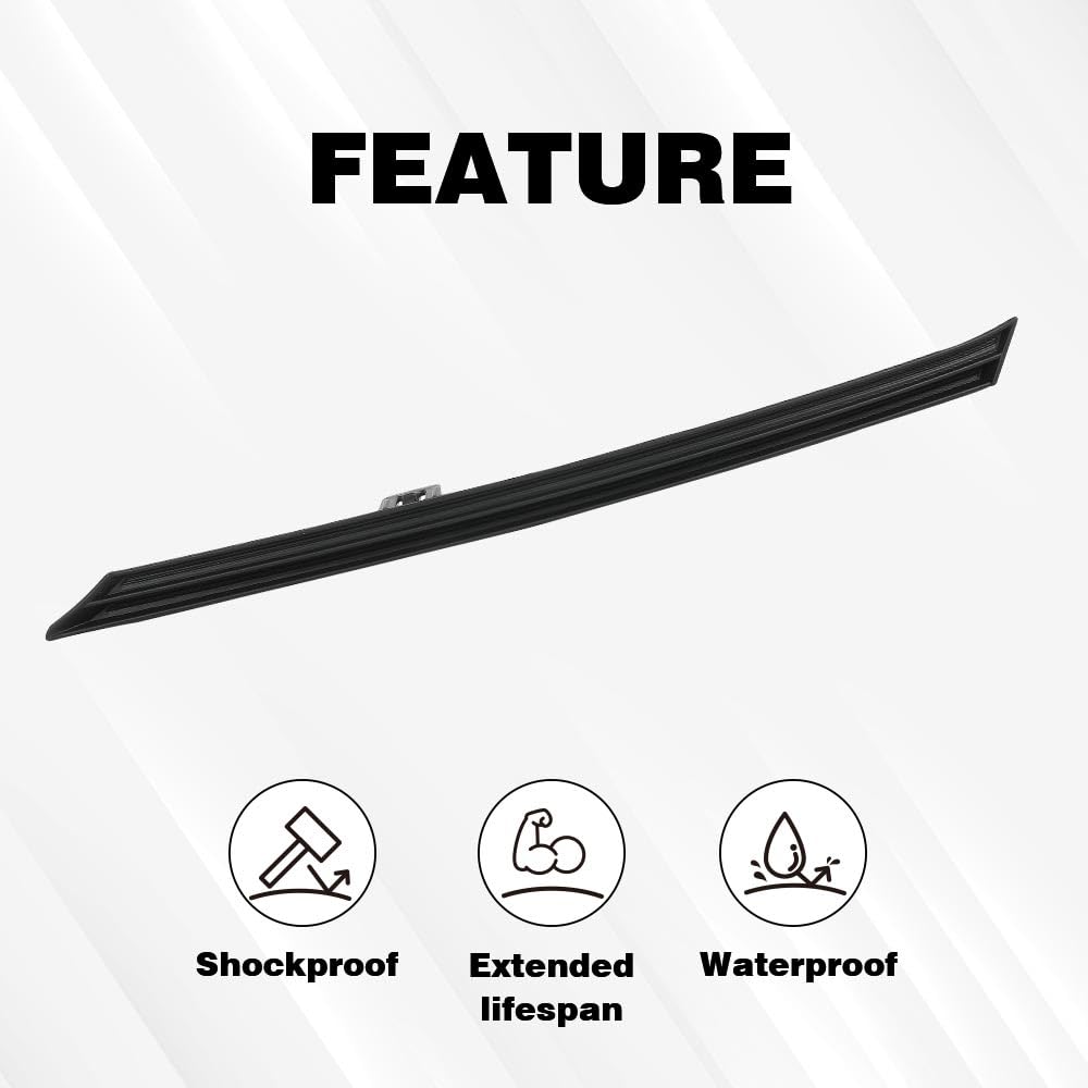 G-PLUS Right Front Bumper Grille Insert Upper Trim Molding Compatible with Toyota Rav4 2019 2020 2021 2022 531230R050, TO1213112