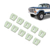 G-PLUS Body Side Belt Moulding Molding Trim Clips 10pcs Compatible with 1973-1979 NOS Ford Pickup Truck