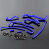 G-PLUS Silicone Radiator Coolant Hose Kit w/Clamps Compatible with 1991-1996 Chevy Corvette 5.7L LT1 V8 Blue