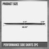 G-PLUS Side Skirts Body Kit Compatible with BMW G20 3-Series 2019 2020 2021 2022 2023 Glossy Black 2Pcs