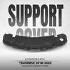 G-PLUS Upper Radiator Support Cover Compatible with Chevy Traverse 2018 2019 2020 2021 2022 2023 23117555, GM1224162 Black