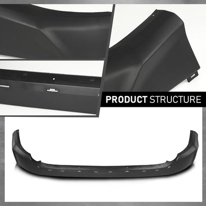 G-PLUS Rear Lower Bumper Cover Fascia Compatible with Toyota RAV4 SE 2016 2017, Fit Toyota RAV4 2016 2017 2018, 521690R010, Black