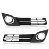 G-PLUS Fog Light Lamp Bezel Cover Grille molding Compatible with 2012 2013 2014 CAMRY SE 5212806290, 5212706290, 5271306040, 5271206040 TO2602101, TO2603101