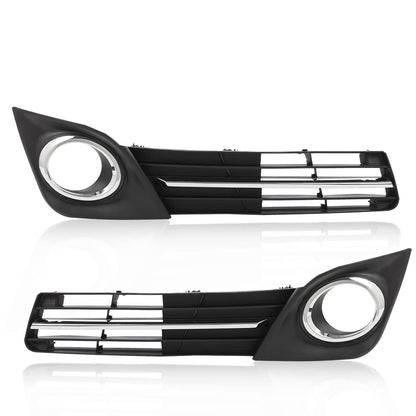 G-PLUS Fog Light Lamp Bezel Cover Grille molding Compatible with 2012 2013 2014 CAMRY SE 5212806290, 5212706290, 5271306040, 5271206040 TO2602101, TO2603101