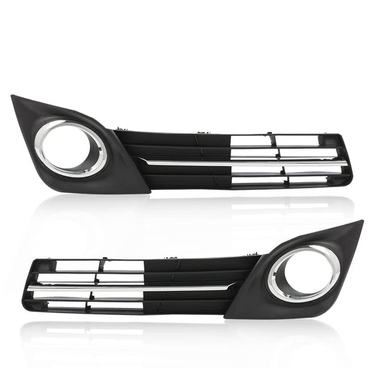 G-PLUS Fog Light Lamp Bezel Cover Grille molding Compatible with 2012 2013 2014 CAMRY SE 5212806290, 5212706290, 5271306040, 5271206040 TO2602101, TO2603101