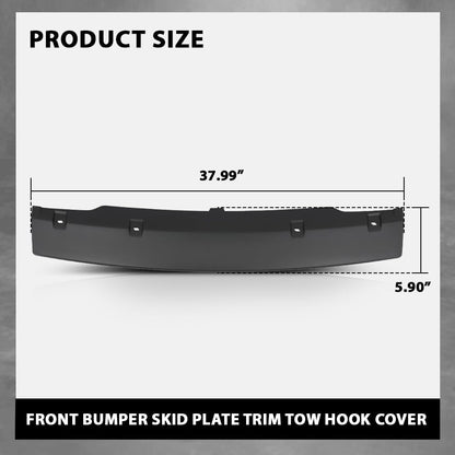 G-PLUS Black Front Bumper Skid Plate Trim Tow Hook Cover Compatible with LR4 2010-2013