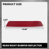 G-PLUS Rear Left Bumper Reflector Light, Compatible with Benz GL-Class X164 GL350 GL450 GL550 2010-2012, 1648201074, 164 820 10 74