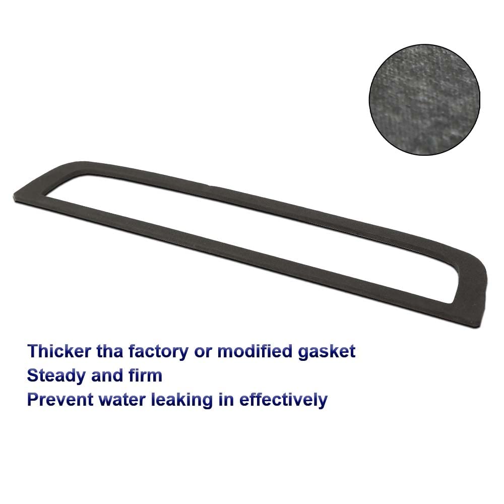 G-PLUS Third 3rd Brake Light Gasket Seal Compatible with 2014 2015 2016 2017 2018 2019 2020 Chevy Silverado GMC Sierra Black