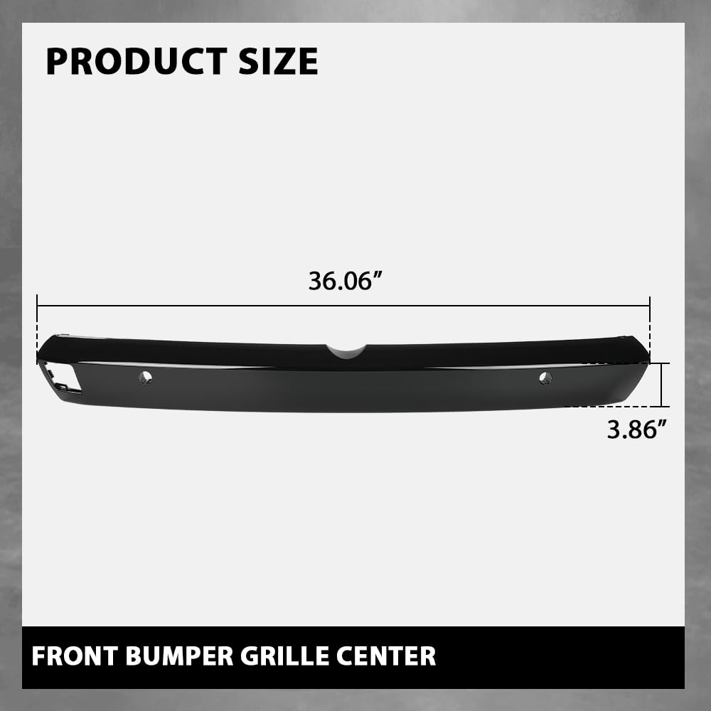 G-PLUS Front Bumper Grille Center Molding Compatible with Jaguar F-Type 2014-2017 Grill Trim T2R2828