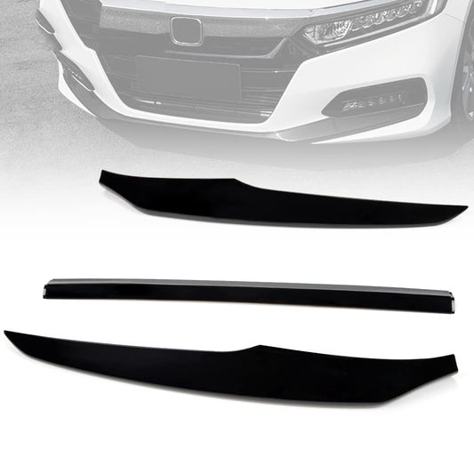 G-PLUS ABS Front Bumper Front Cover Lip Trim GRILLES | COMPATIBLE WITH HONDA Accord 2018 2019 2020