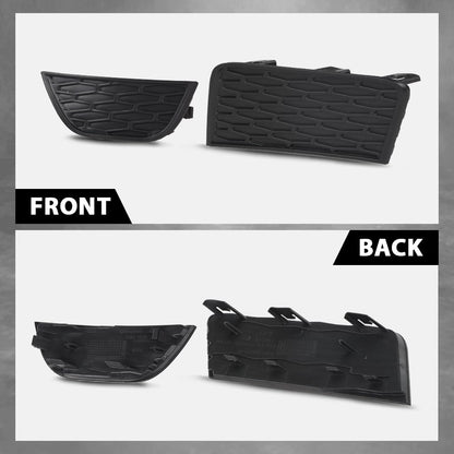 G-PLUS Left Side Front Fog Light Cover Lamp Bezel Compatible with Range Rover Evoque 2011-2015 Black