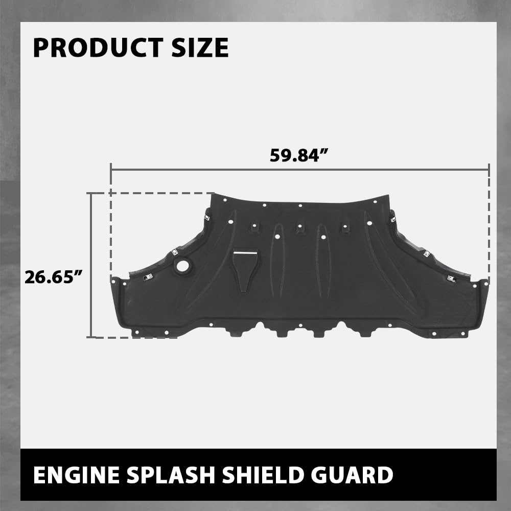 G-PLUS Engine Splash Shield Guard Compatible with Audi A8 D4 2009-2013 4H0825235J
