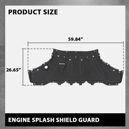 G-PLUS Engine Splash Shield Guard Compatible with Audi A8 D4 2009-2013 4H0825235J