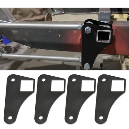 G-PLUS Square Tubing Air Ride Brackets Ladder Bar Mounting Parallel 4 Link Tabs 2"