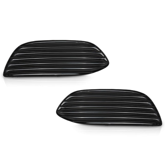 G-PLUS Fog Light Cover Grille Hole Left+Right Compatible with Benz W205 C300 C350e C400 2015-2017,Fit Benz W205 C43 C450 C63 AMG 2016-2017 2058851523