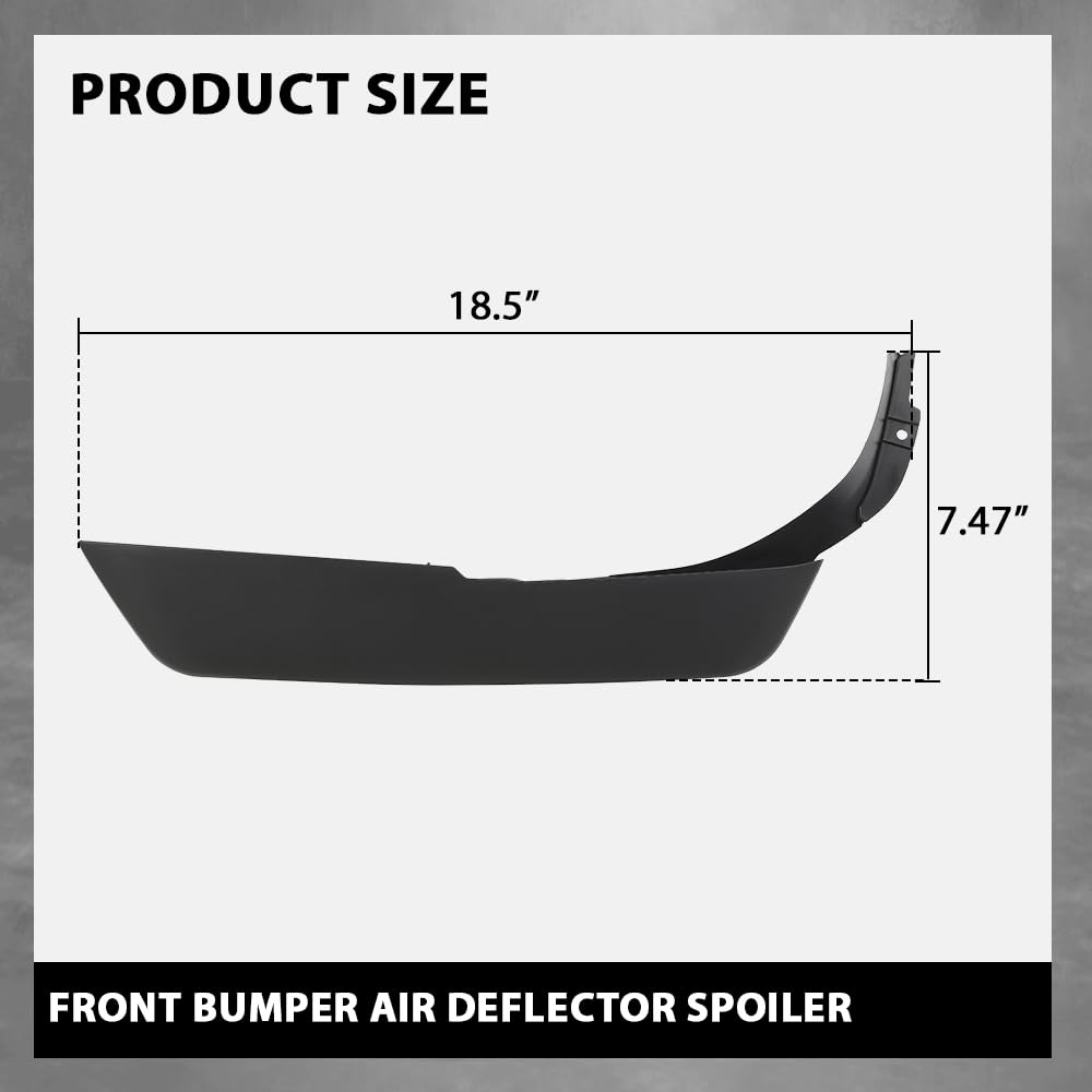 G-PLUS Front Bumper Air Deflector Spoiler Compatible with Discovery LR4 2014-2016 LR051328, LR051327