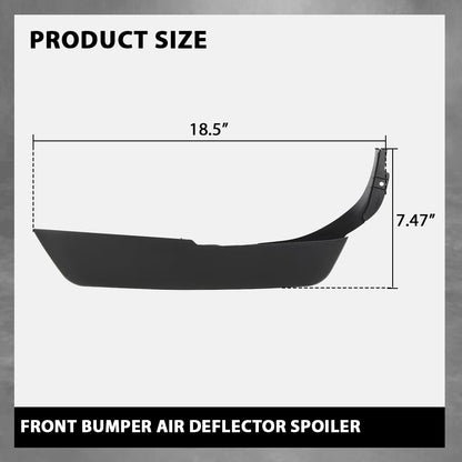 G-PLUS Front Bumper Air Deflector Spoiler Compatible with Discovery LR4 2014-2016 LR051328, LR051327