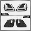 G-PLUS Front Fog Light Cover Bezel Trims, Compatible with Subaru Forester (submodel: Premier, Touring) 2019-2021, LH Driver & RH Passenger Side 2PCS, 57731SJ120, 57731SJ130
