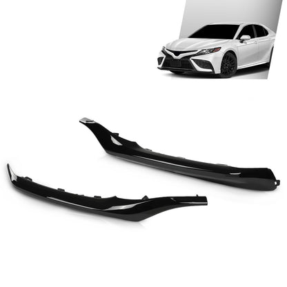 G-PLUS Front Bumper Bottom Bezel Trim Cover 2Pcs Compatible with Toyota Camry XSE SE 2021-2023 Black 5312406260