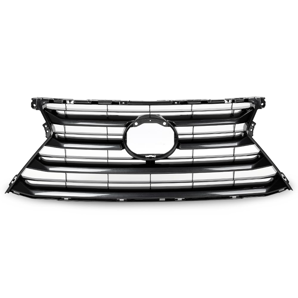 G-PLUS Front Upper Bumper Grille Shell Insert Compatible with NX200t NX300h 2015 2016 2017 LX1200172 5311178010 Silver