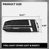 G-PLUS Pair Front Fog Light Cover Bumper Grille Bezel, Compatible with Audi S4 / A4 B9 S-LINE 2016-2018, LH Driver & RH Passenger 2PCS, 8W0807681F, 8W0807682F