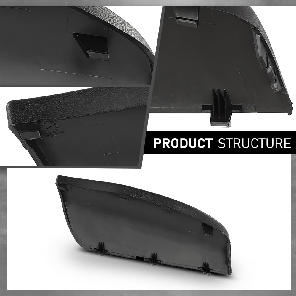G-PLUS Front Right Bumper Tow Hook Eye Cover Cap, Compatible with Porsche Cayenne 2008-2010, Passenger Side, 95550515610G2X, 955 505 156 10 G2X