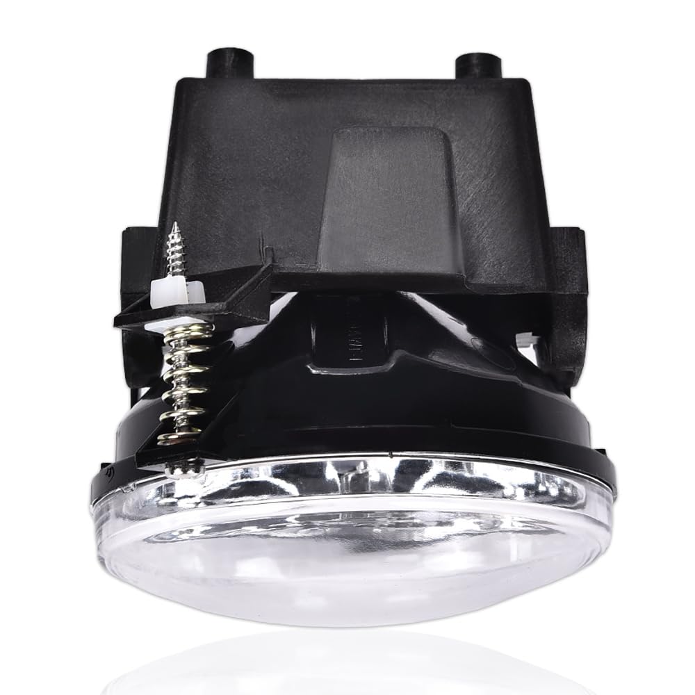 G-PLUS Left Fog Lights Compatible with Dakota Pickup Truck SUV 2001-2004/ Dodge Durango 2001-2003 Front Bumper Fog Light Lamps w/Bulbs (Clear Lens) 55077320AD, CH2592113, 9587988