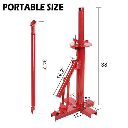 G-PLUS Manual Tire Changer, Tire Bead Breaker, Portable Hand Tool Manual Car Tire Changer for Garage & Auto Shop