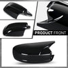 G-PLUS Side Mirror Covers Shell Cap Left and Right Compatible with Dodge Charger SRT 2015-2023 Horn Style Black