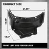 G-PLUS Front Left Side Fender Liner Compatible with Audi A6 S6 2016-2018 4G0853887J, AU1250110