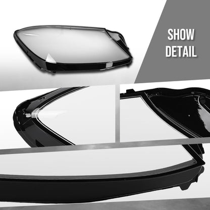 G-PLUS Headlight Lens Cover Compatible with Benz S-Class W222 S560 S450 S63 AMG 2018-2020 Right Side Front Headlamp Lens Cover Clear