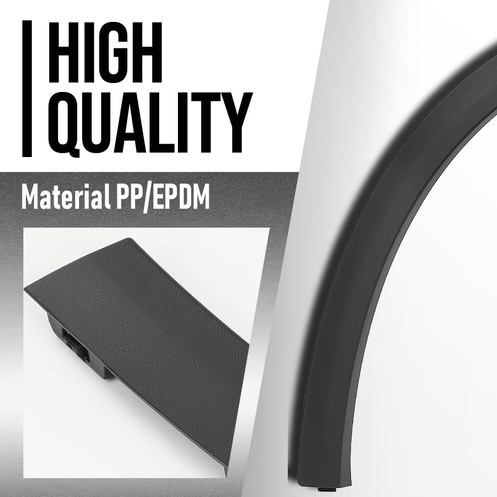 G-PLUS Fender Trim Molding Front Right Compatible with Benz GLC300 4Matic 2016-2020 / GLC300 Base 2016-2022 / GLC43 AMG 4Matic 2017-2022 2538850622, MB1291101 Black