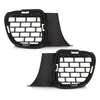 G-PLUS Fog Light Covers Pair Compatible with Dodge Challenger Hellcat or Widebody Models 2015-2023 Black