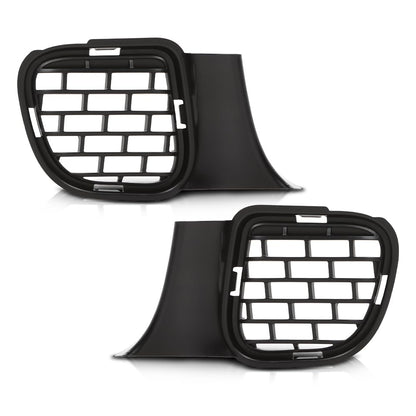 G-PLUS Fog Light Covers Pair Compatible with Dodge Challenger Hellcat or Widebody Models 2015-2023 Black