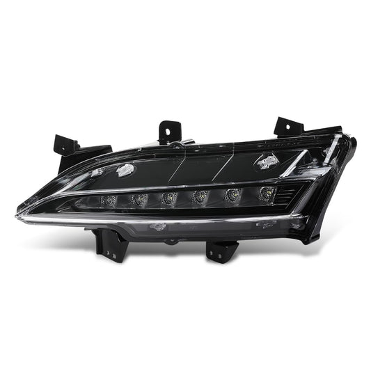 G-PLUS LED Front Fog Light Daytime Running Light Lamp Compatible with Lincoln MKC 2015-2018 EJ7Z13200D, FO2562100 Black Left Side